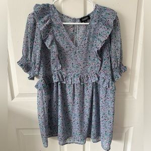 Spring Floral Blouse